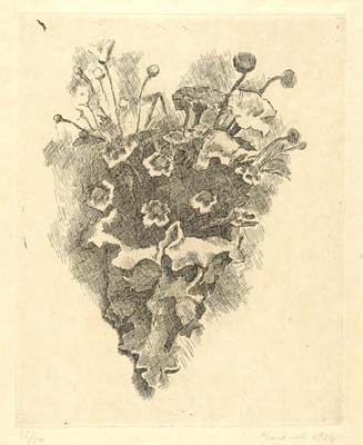 Morandi Giorgio - Cornetto con fiori di campo
